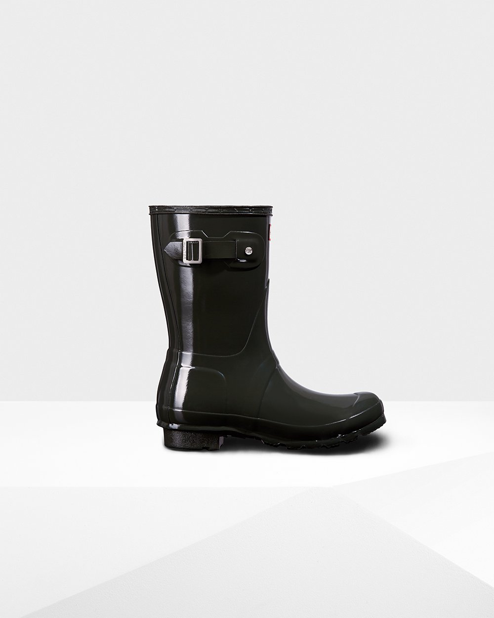 Botas De Cortas Original Gloss Hunter Mujer - Verde Oscuro Oliva - 091347DHB